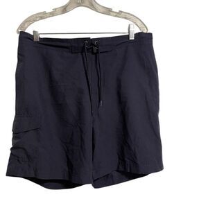 Club Room Mens Beach To Boardwalk Short 7" Inseam Swim Trunks NWT Size M Navy‎